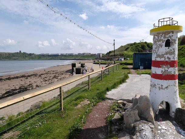 North Bay Adventure Golf Scarborough near glamping site Yorkshire